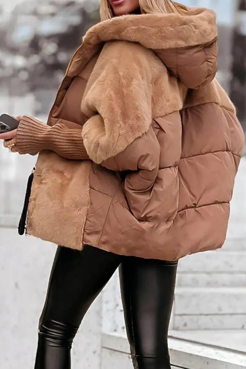 Women's Cozy Puffer Jacket with Hood | ventumra