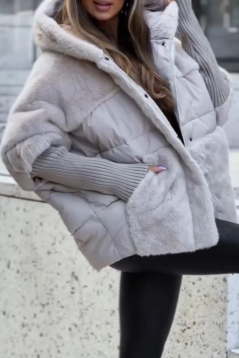 Women's Cozy Puffer Jacket with Hood | ventumra