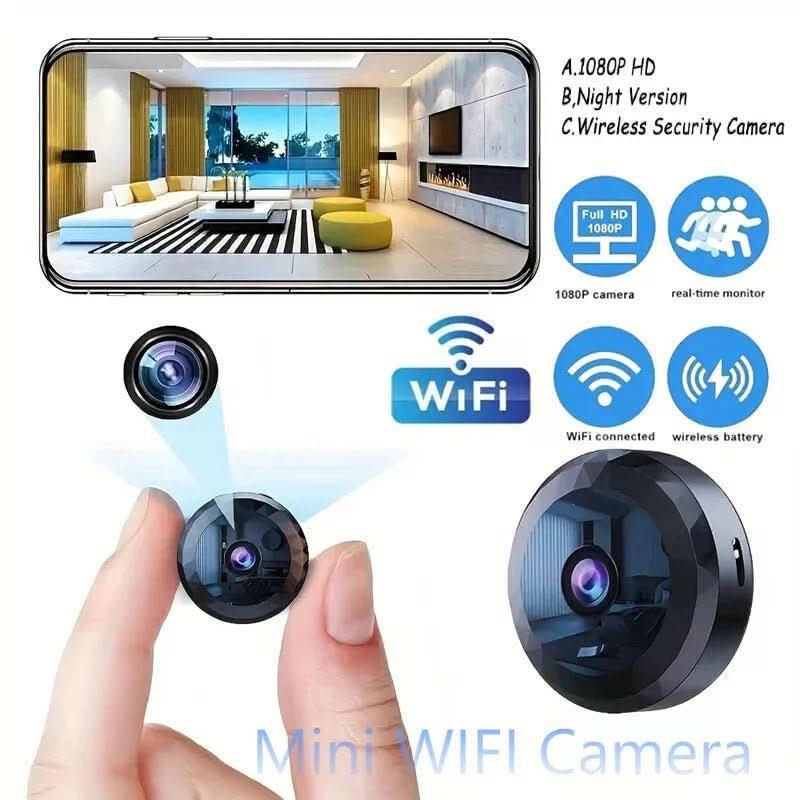 Magnetic Mini WiFi Camera 1080P HD for Discreet Monitoring | ventumra