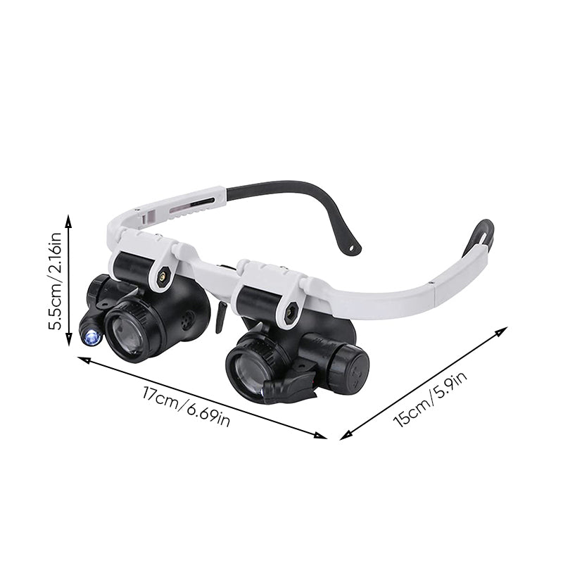 Illuminated Magnifier Eyewear for Detailed Work | ventumra