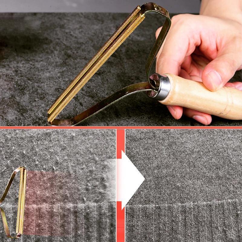 Manual Fabric De-piller Copper Head & Wood Handle | ventumra