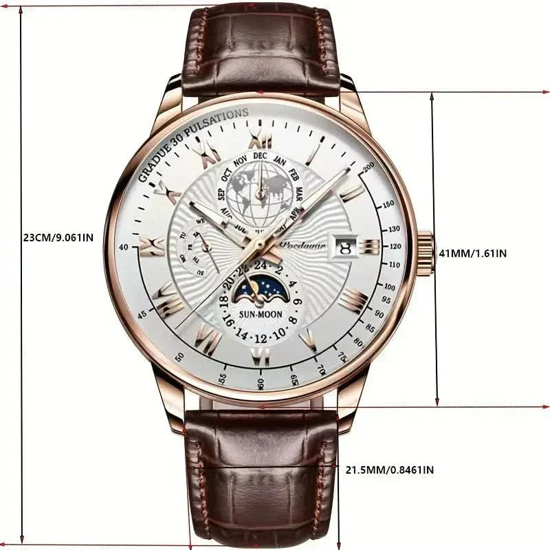 Automatic Men's Moonphase Timepiece | ventumra