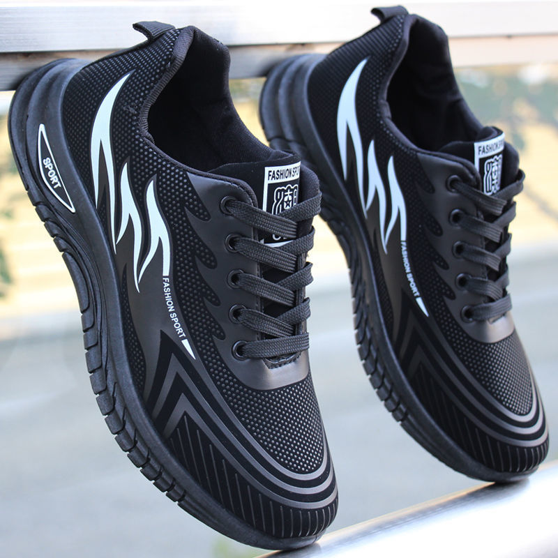 All-Weather Athletic Sneakers with Flame Detail | ventumra
