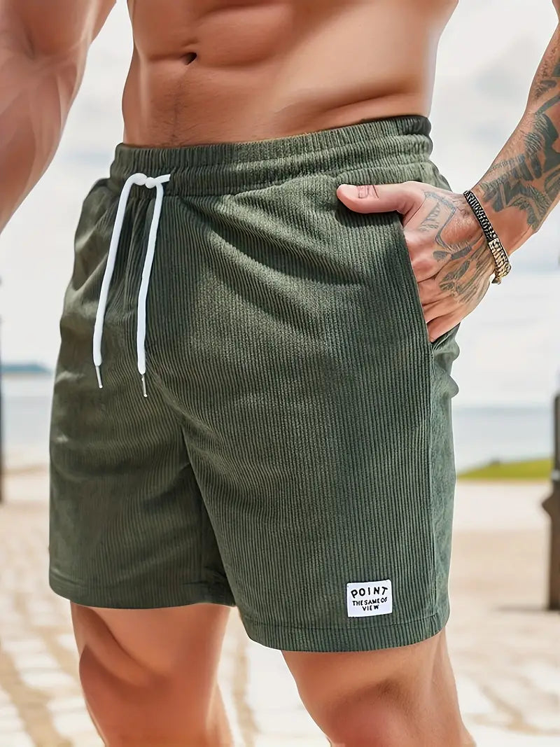 Corduroy Quick-Dry Swim Trunks | ventumra