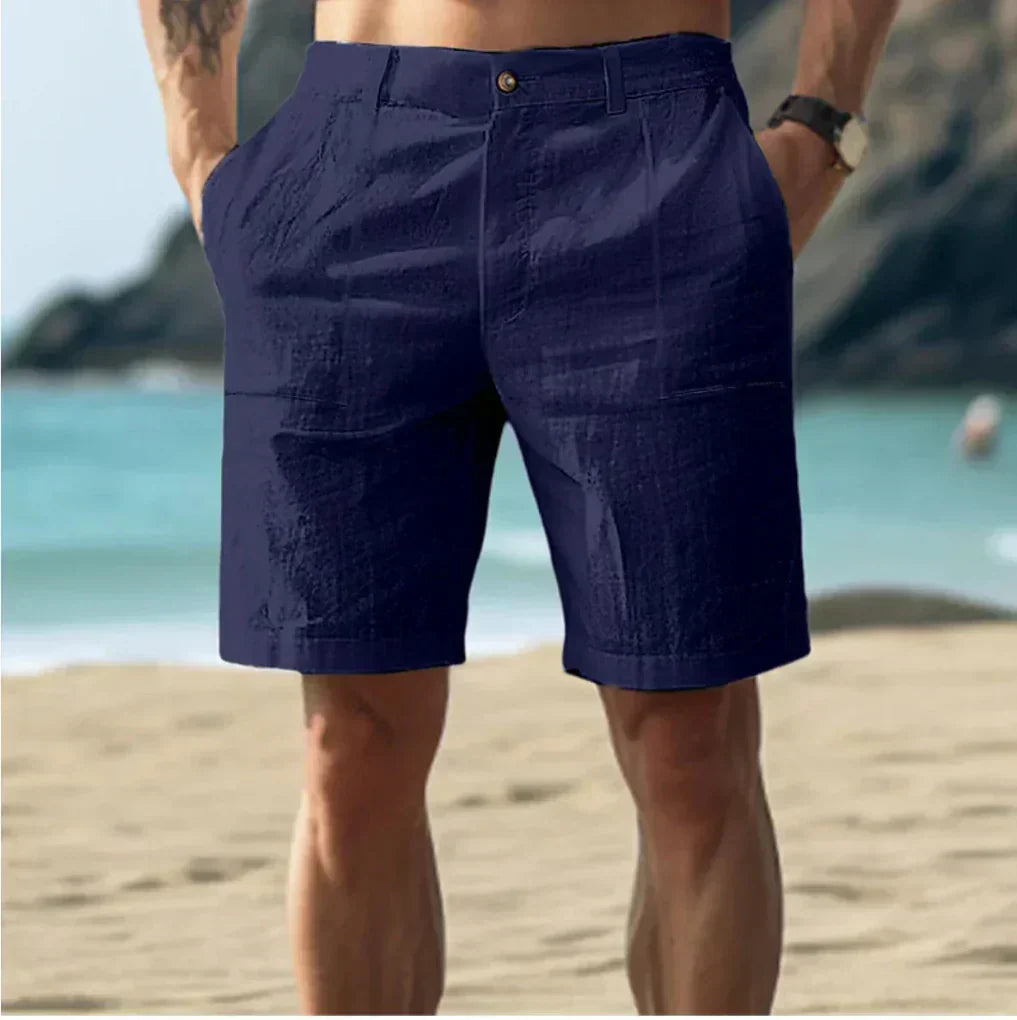 Breathable Linen Casual Drawstring Shorts | ventumra