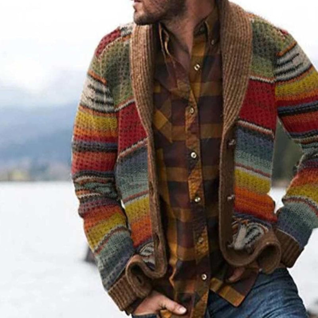 Cozy Shawl Collar Cardigan | ventumra