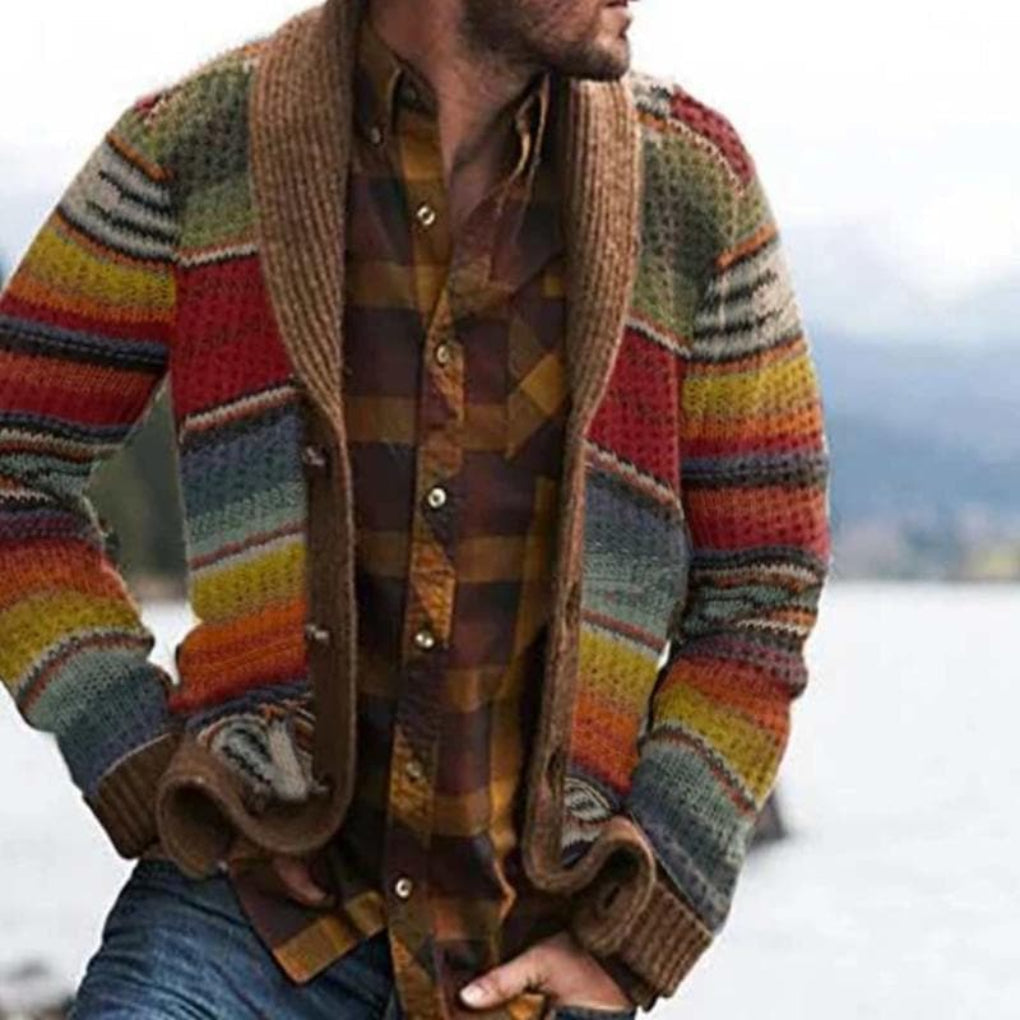 Cozy Shawl Collar Cardigan | ventumra