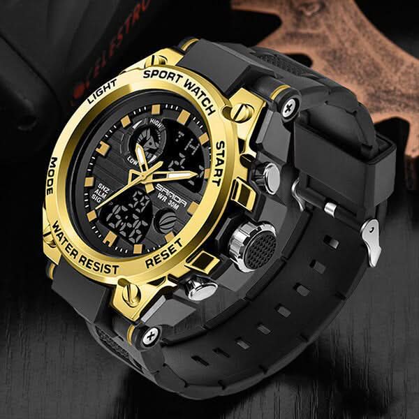 Men’s Military Watch with Analog Digital Display and Features | ventumra