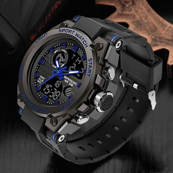 Men’s Military Watch with Analog Digital Display and Features | ventumra