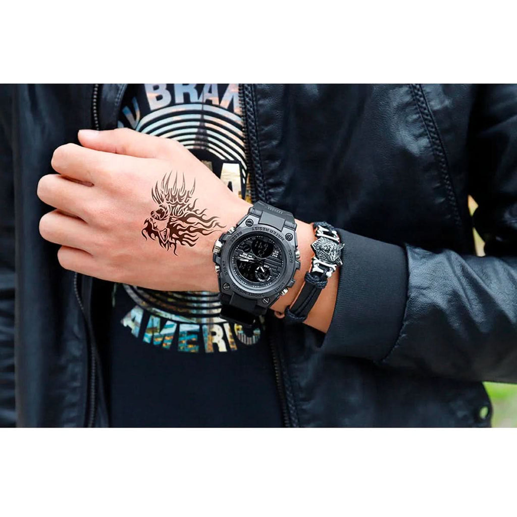 Men’s Military Watch with Analog Digital Display and Features | ventumra