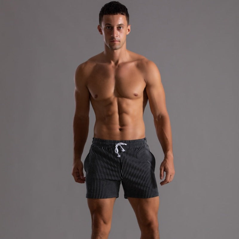 Athletic Striped Training Shorts | ventumra