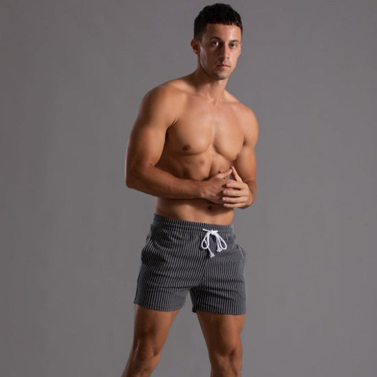 Athletic Striped Training Shorts | ventumra