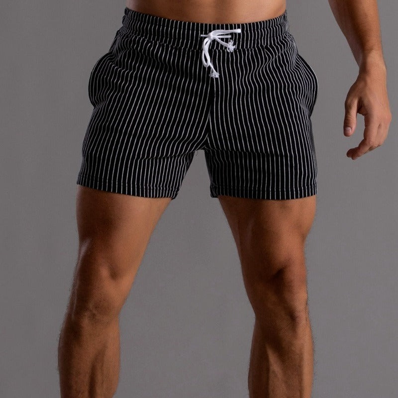 Athletic Striped Training Shorts | ventumra