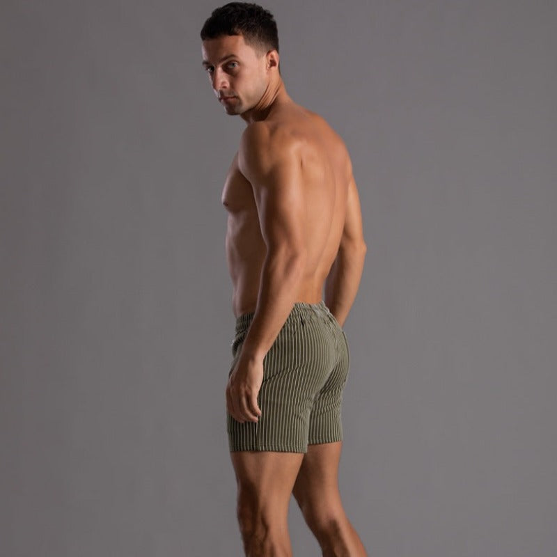 Athletic Striped Training Shorts | ventumra