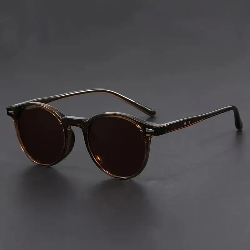 Men's Round Tortoiseshell Glasses - Lightweight Retro Frames | ventumra