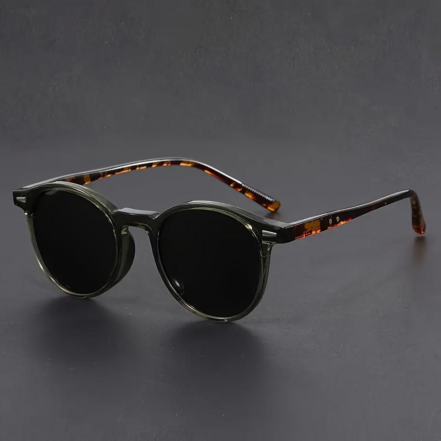 Men's Round Tortoiseshell Glasses - Lightweight Retro Frames | ventumra