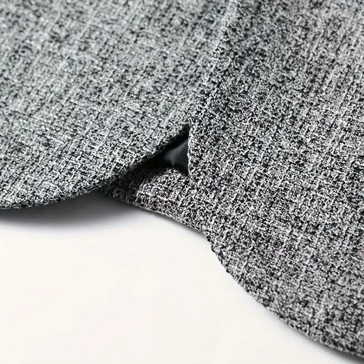 Men's Single-Breasted Textured Jacket | ventumra