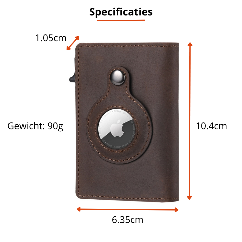 Carbon Fiber AirTag Wallet for Men | ventumra