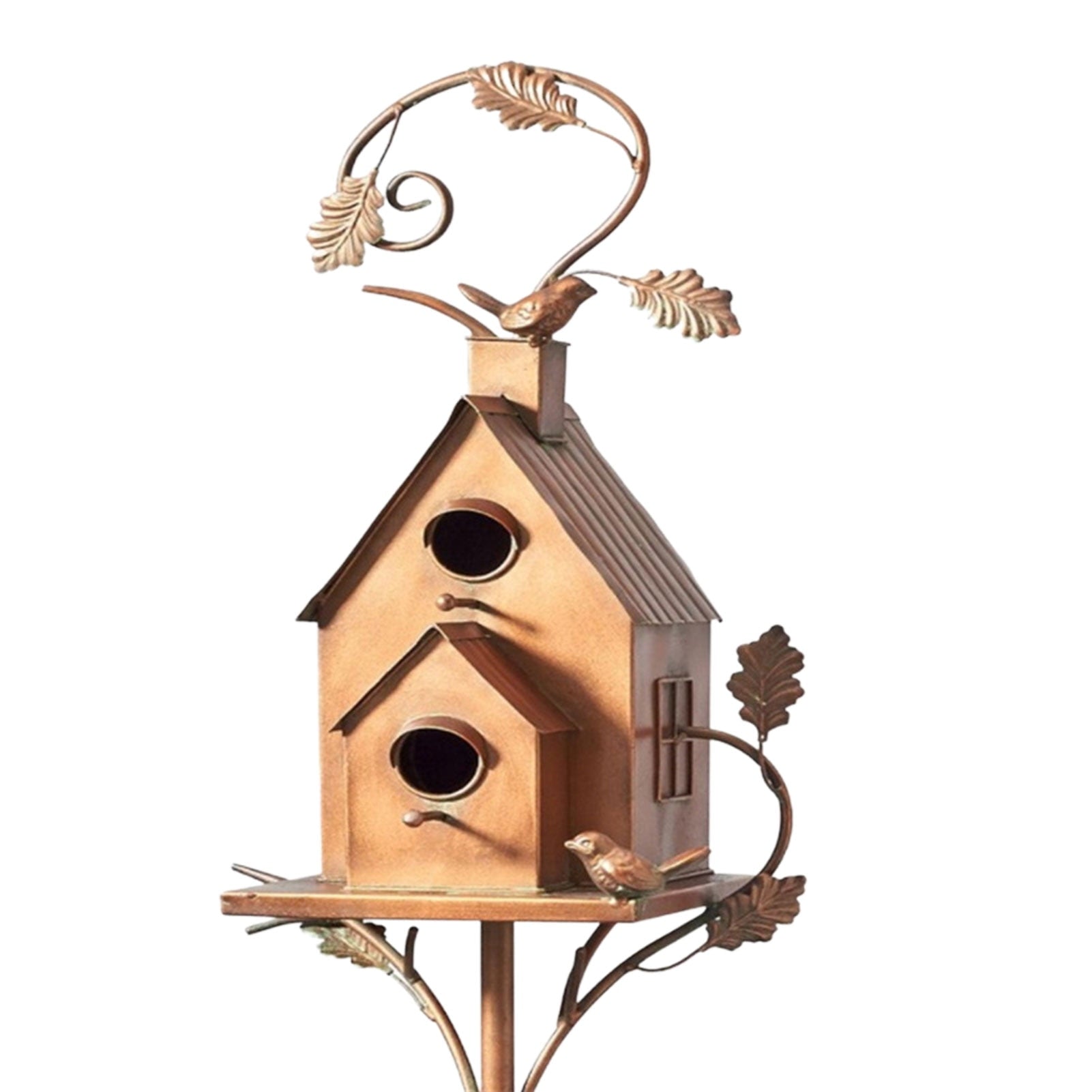 Garden Stake Birdhouse - Decorative Metal Art | ventumra