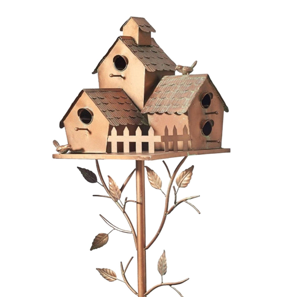 Garden Stake Birdhouse - Decorative Metal Art | ventumra