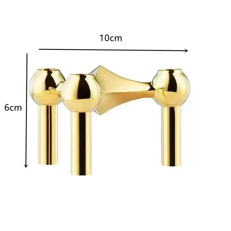 Metal Candle Holder – Modular Molecular Design, Table & Decor | ventumra