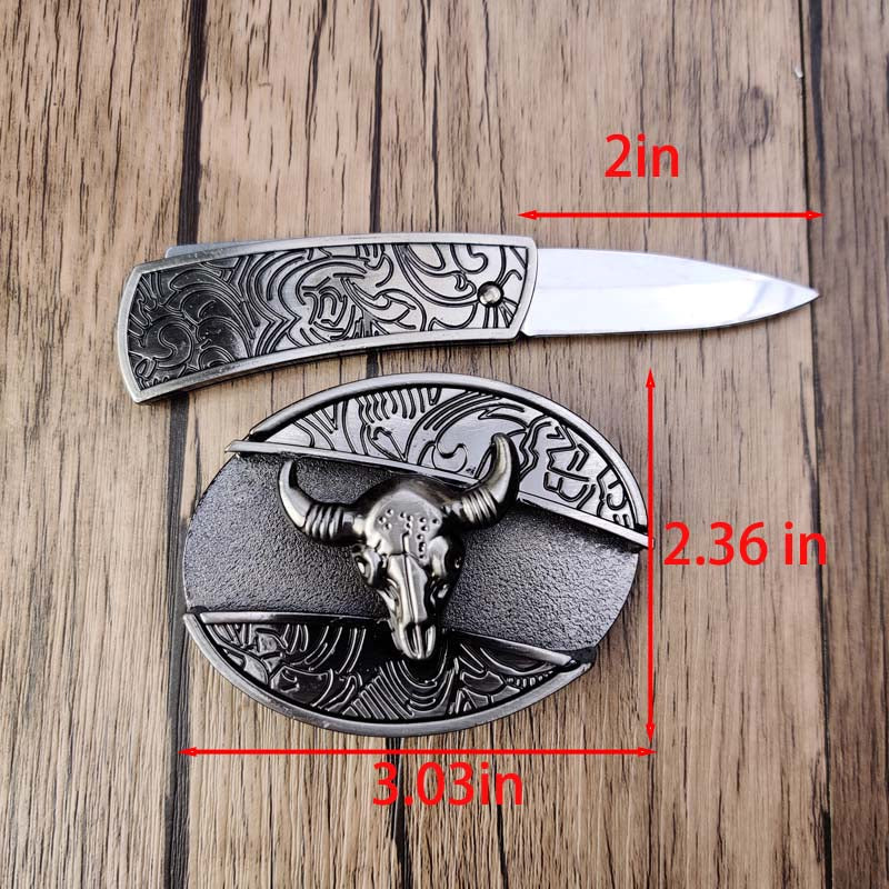 Metal Oval Cowboys Belt Buckle | ventumra