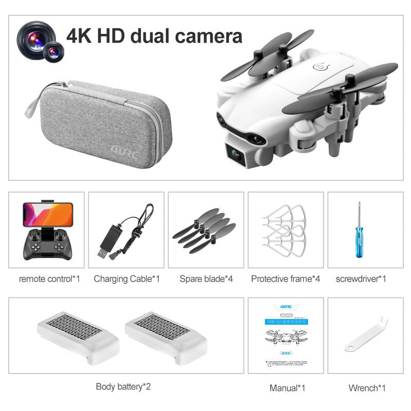 Mini Drone V9 RC- 4k Dual Camera HD | ventumra