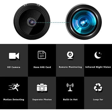 Mini Wireless Magnetic Camera with Audio and Video Live Stream | ventumra