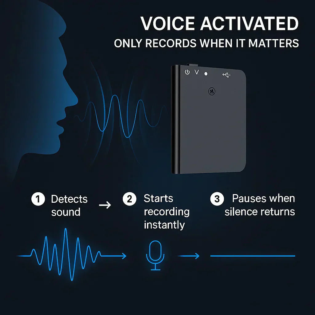 Tiny Audio Recorder - Portable, Private, High-Quality Sound | ventumra