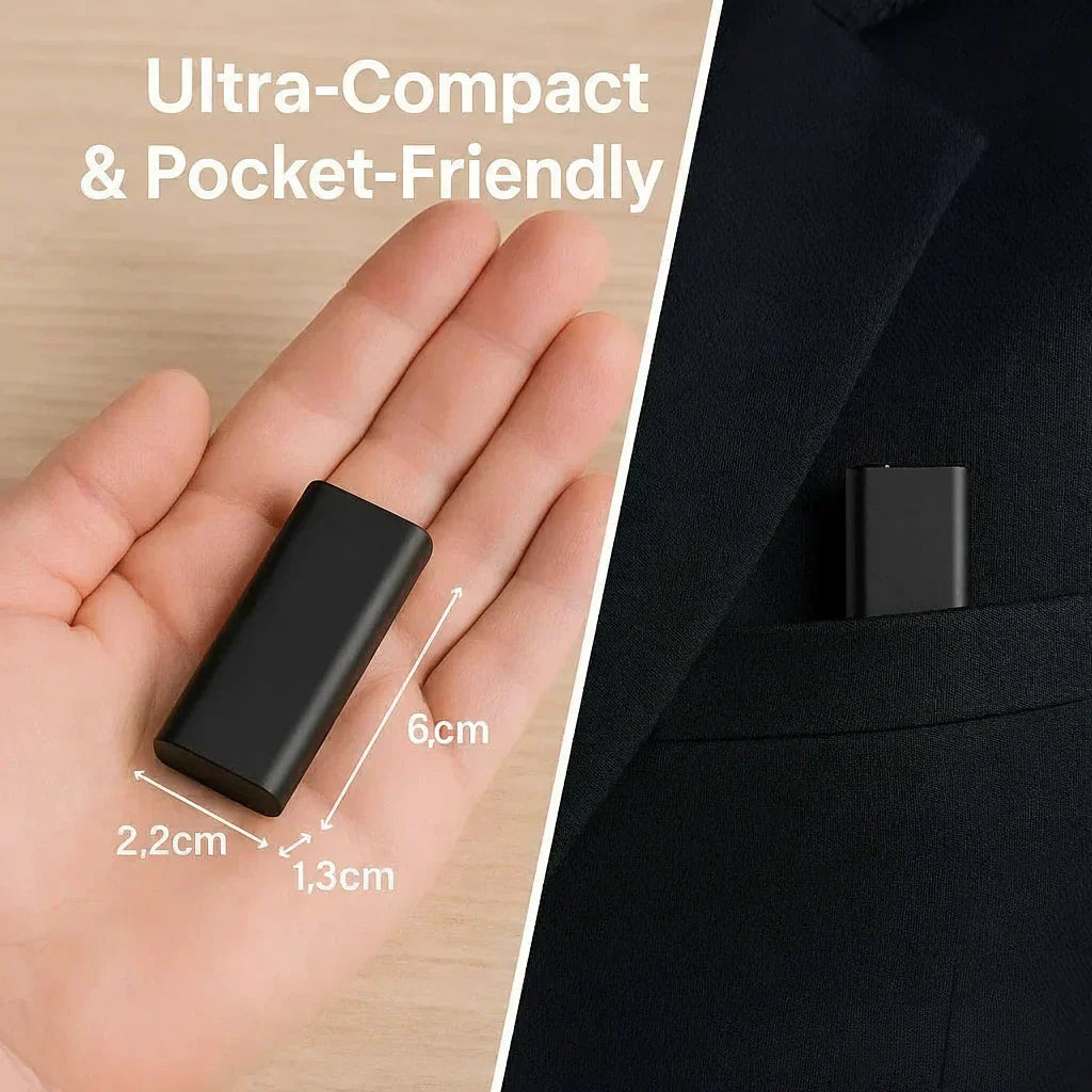 Tiny Audio Recorder - Portable, Private, High-Quality Sound | ventumra