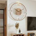 Modern Wall Clock in Wood – Minimalist and Elegant Design for the Living Room | ventumra