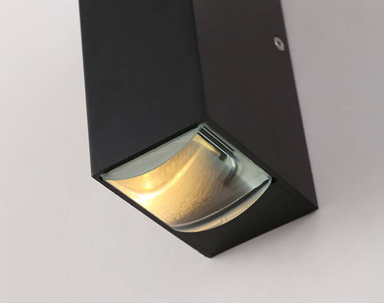 Modern Rectangular Outdoor Up/Down LED Wall Light | ventumra