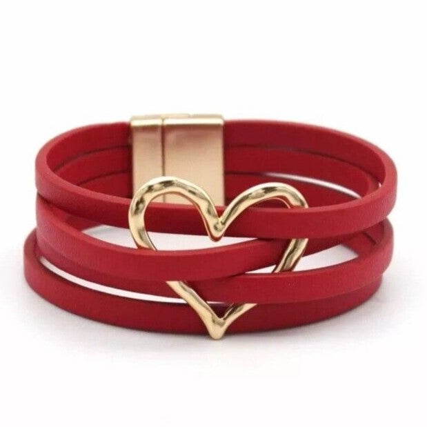 Multi-Layer O-Leather Wrap Bracelet | ventumra