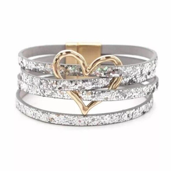 Multi-Layer O-Leather Wrap Bracelet | ventumra