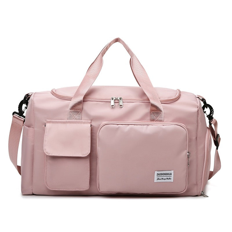 Large Duffel Bag with Shoe Compartment for Travel & Gym | ventumra