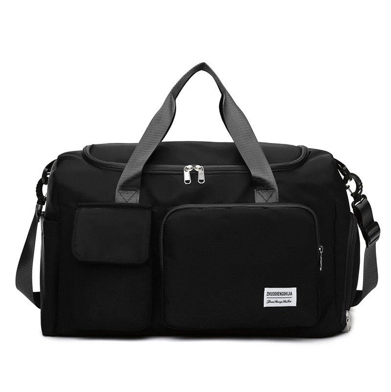 Large Duffel Bag with Shoe Compartment for Travel & Gym | ventumra