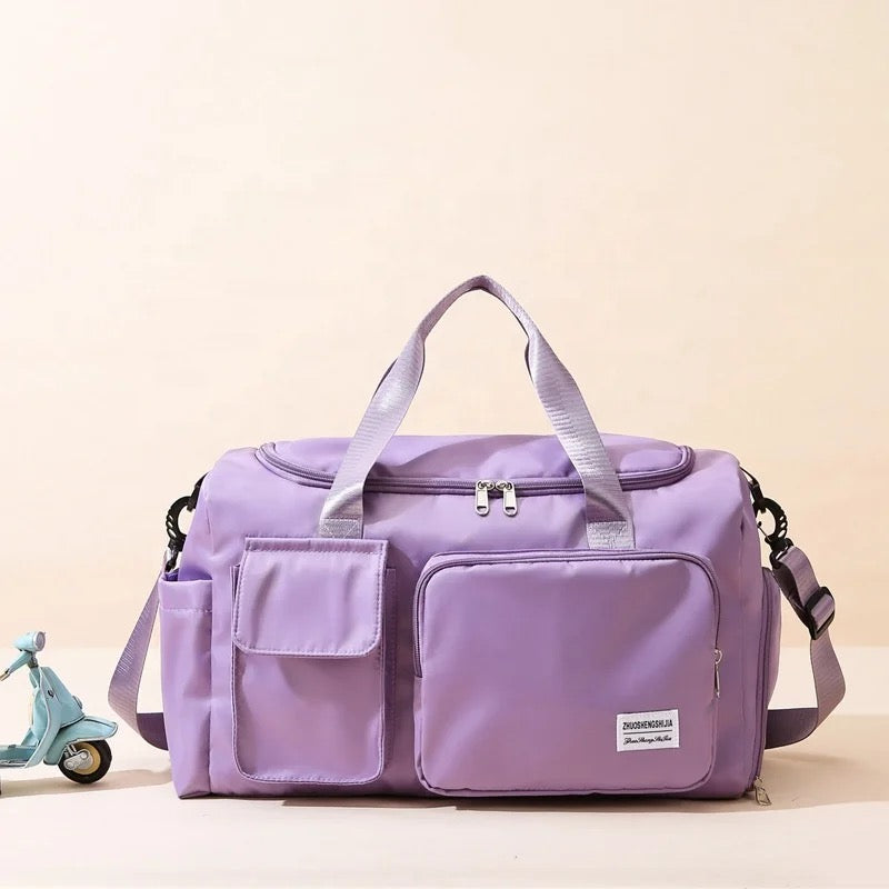 Large Duffel Bag with Shoe Compartment for Travel & Gym | ventumra