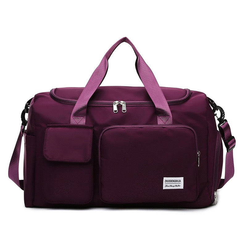 Large Duffel Bag with Shoe Compartment for Travel & Gym | ventumra