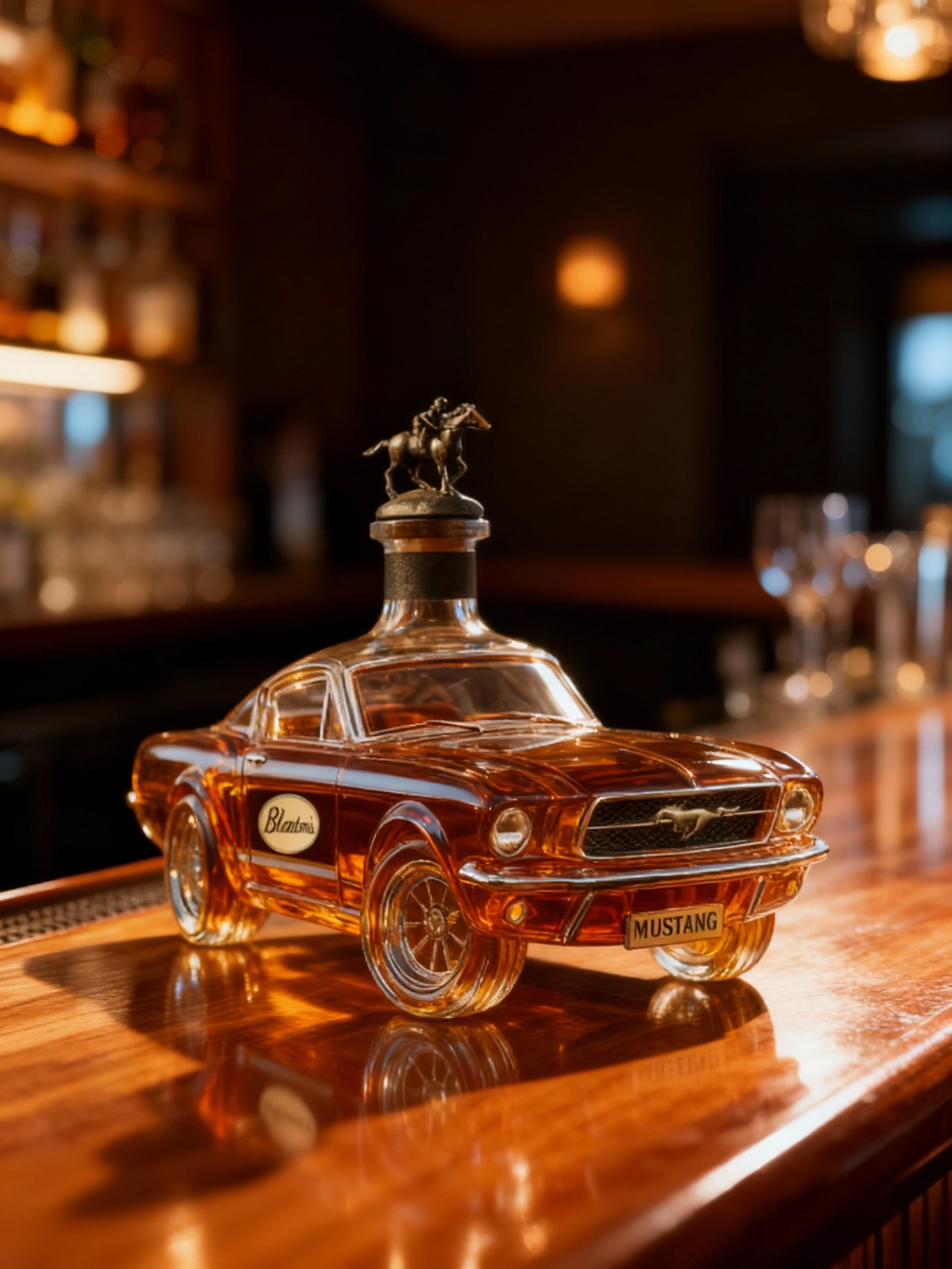 Glass Mustang Car Whiskey Holder | ventumra