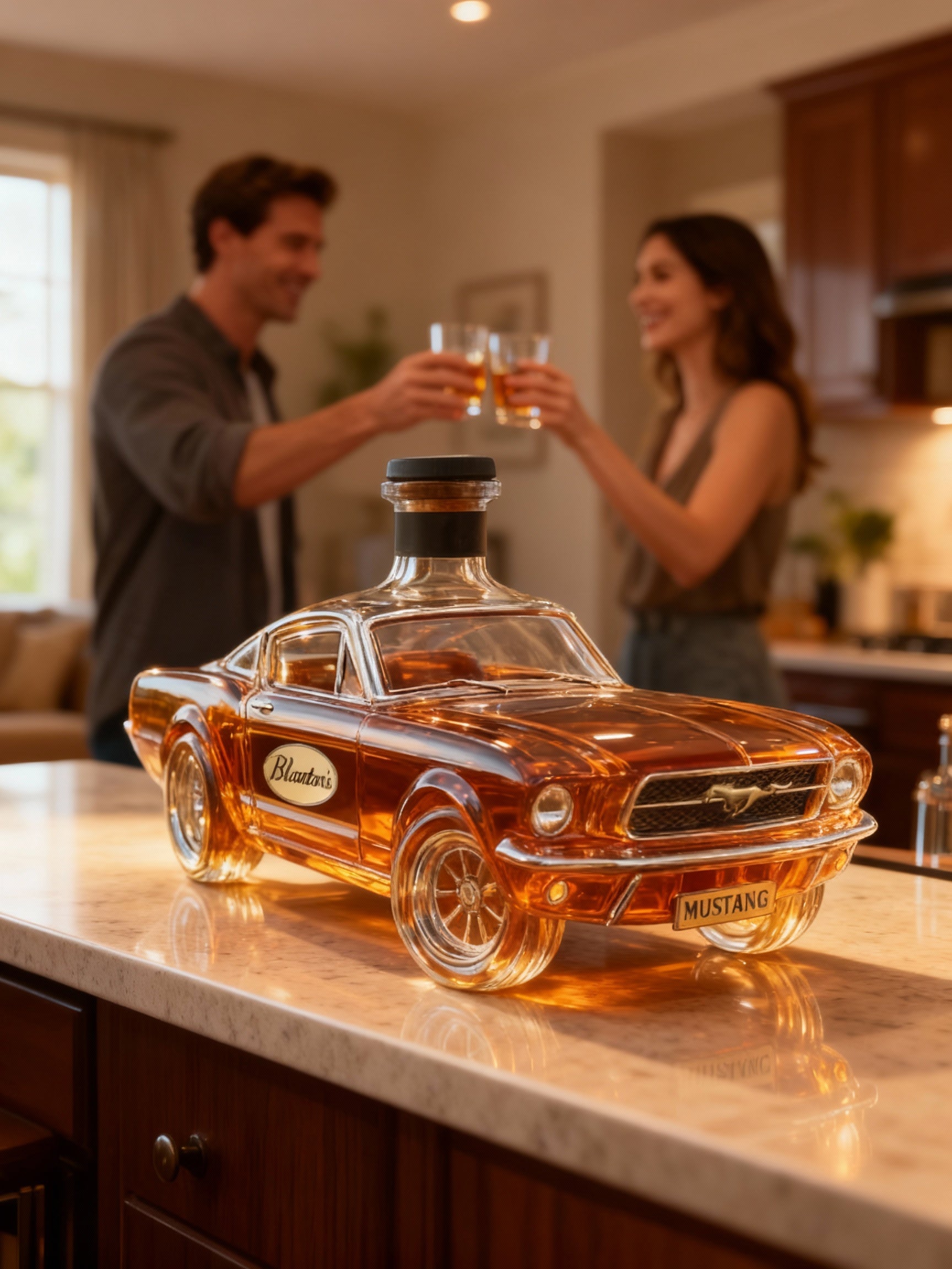 Glass Mustang Car Whiskey Holder | ventumra
