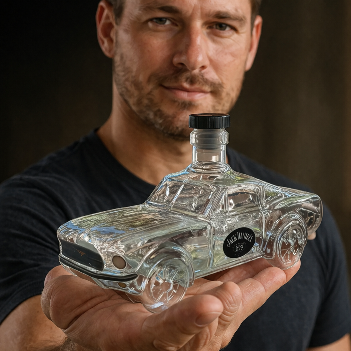 Mustang Whiskey Decanter Mustang Design Handmade Glass | ventumra