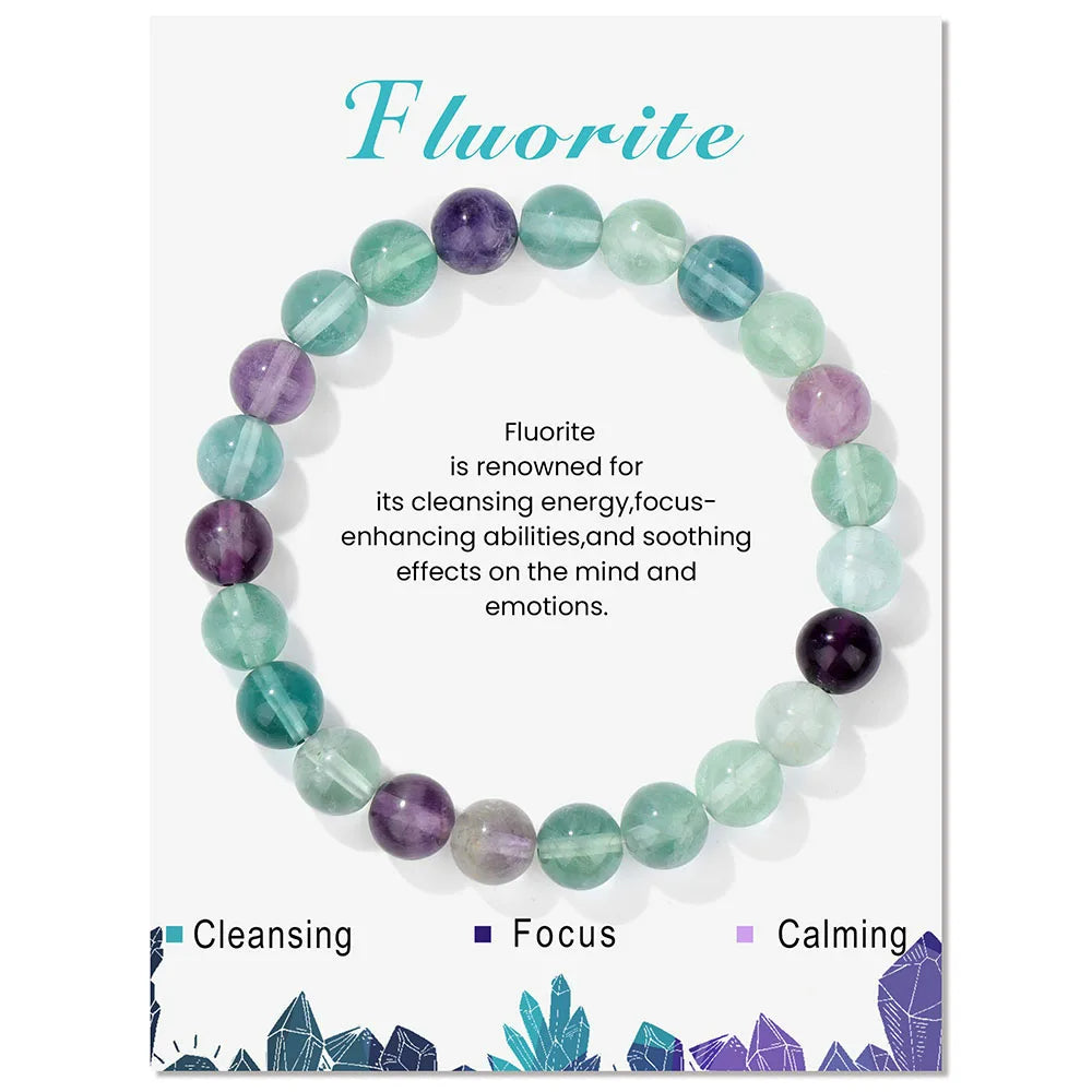 Natural Crystal Healing Energy Bracelet - Aria | ventumra