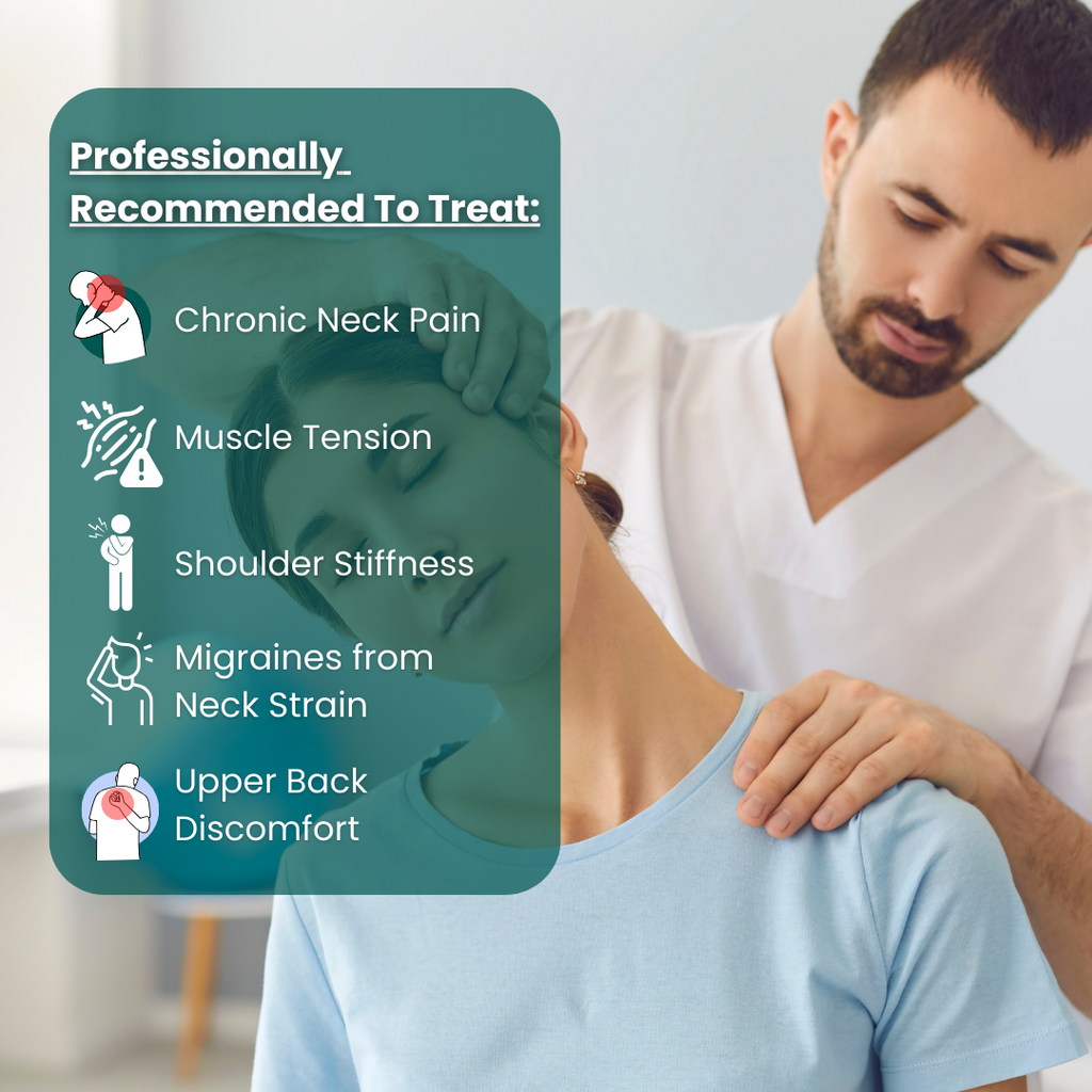 ThermaCare Neck & Shoulder Heating Pad with Massage USB Powered Heat Relief | ventumra