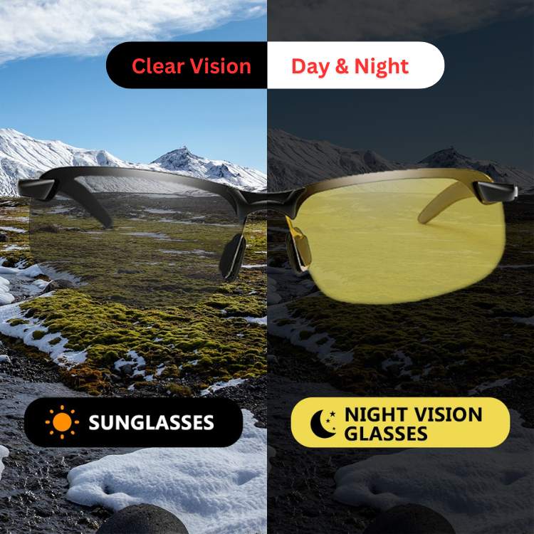 Night Driving Glasses Yellow Lenses to Reduce Glare and Eye Strain for Safer Night Driving | ventumra