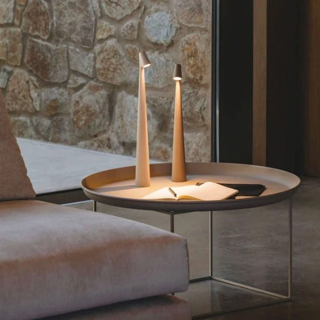 Nordic Minimalist Design Mood Light Wireless LED Reading Lamp Table Lamp | ventumra