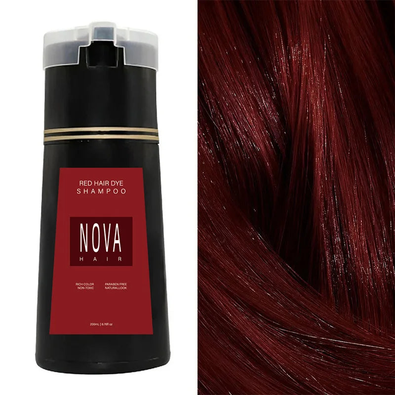 NovaHair Instant Dye Shampoo – Quick color refresh for hair | ventumra