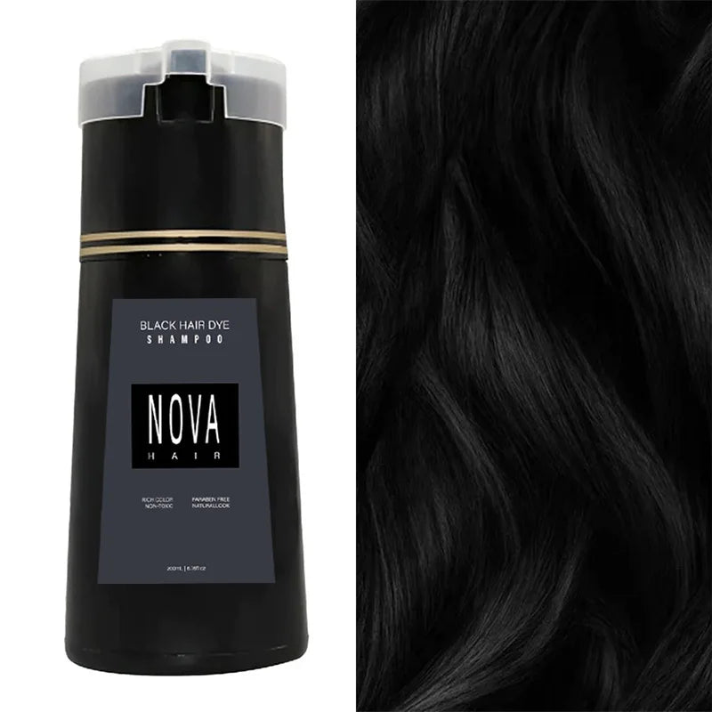 NovaHair Instant Dye Shampoo – Quick color refresh for hair | ventumra