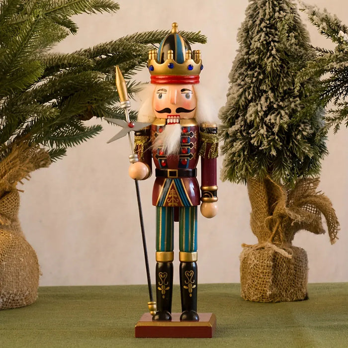NussknackerJoy - Wooden Nutcracker Soldier Figure for Timeless Christmas Magic | ventumra