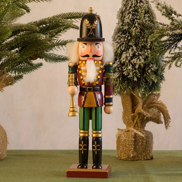 NussknackerJoy - Wooden Nutcracker Soldier Figure for Timeless Christmas Magic | ventumra