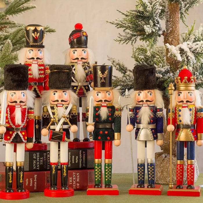 NussknackerJoy - Wooden Nutcracker Soldier Figure for Timeless Christmas Magic | ventumra